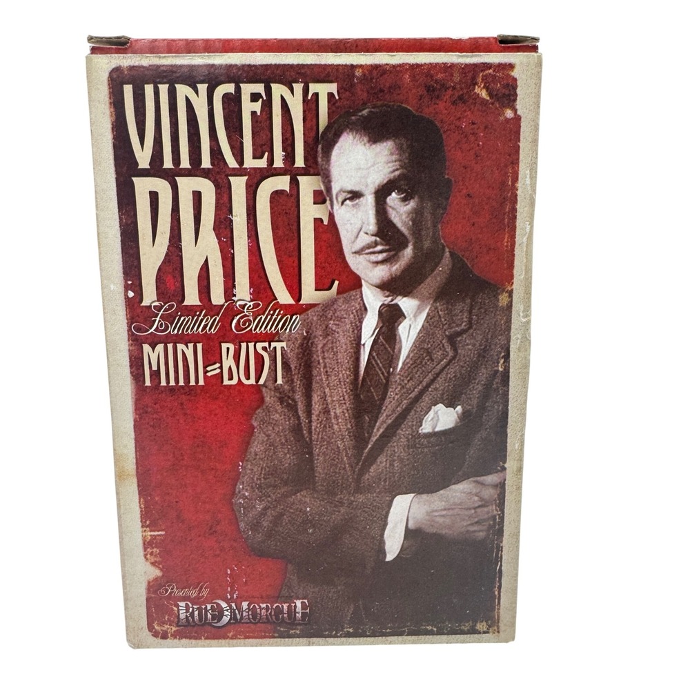 Aggronautix Vincent Price Limited Edition Mini-Bust Rue Morgue Horror Figure